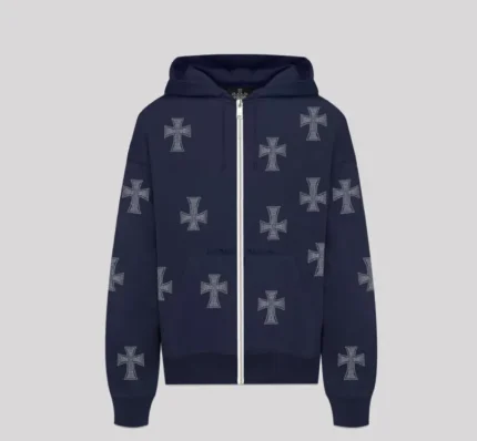 楽天市場】UNKNOWN LONDON / Cross Rhinestone Zip Up Hoodie
