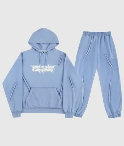 Unknown London Retro Logo Tracksuit Blue 1