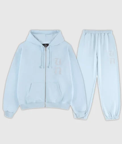 Unknown London Rhinestone Tracksuit Baby Blue 5