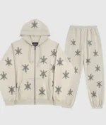 Unknown London Rhinestone Tracksuit Sand 3